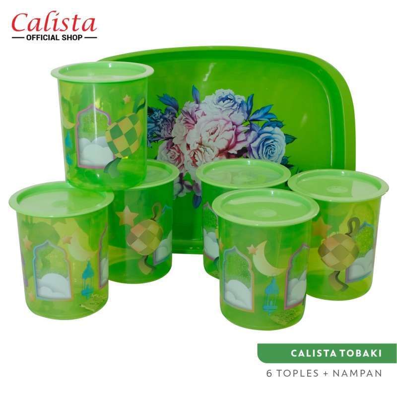 TOPLES SET 6PC + GRATIS NAMPAN | Toples Besar Lebaran Idul Fitri | lodong snack jajan cookies roti kering | tempat snak permen kurma kerupuk krupuk | wadah penyimpanan makanan bumbu dapur | calista termurah | topeles plastik anti pecah wadah kedap udara