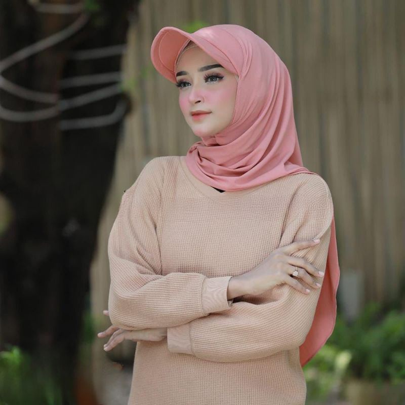 PASHMINA TOPI SPORT OLAHRAGA HIJAB PASTAN TOPI