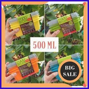 perkakas ORDER FOOD BOX - KOTAK KUE SNACK - KOTAK MAKAN - FOOD BOX 3 PCS - BOX PLASTIK FOO