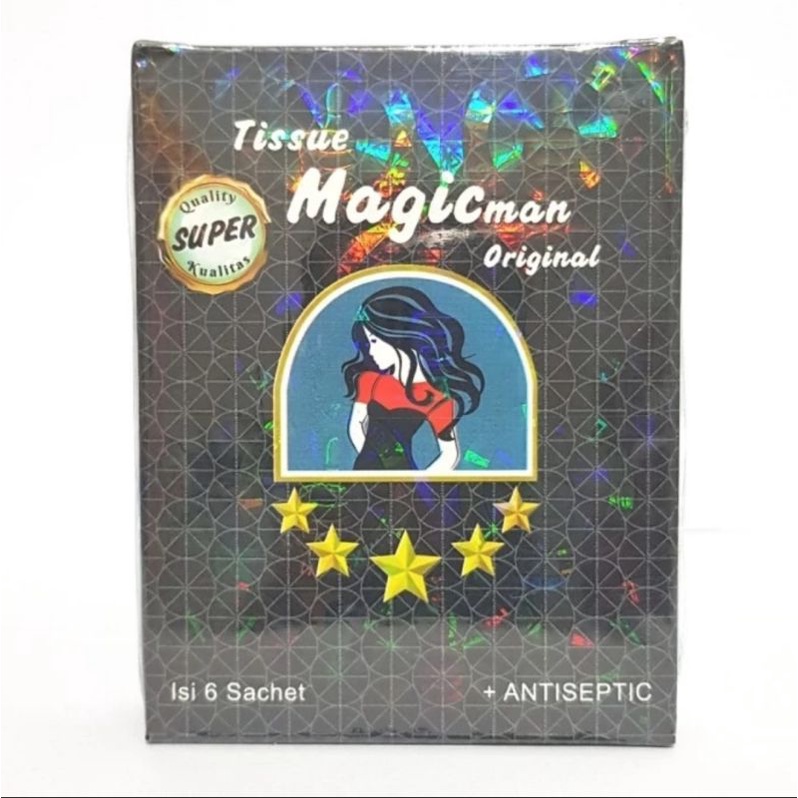 Tissue ~ Tisu Super Magic Man ~ Black