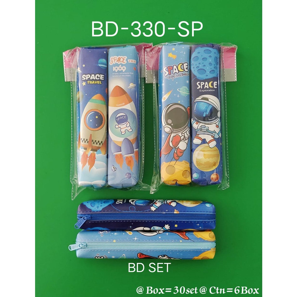 

Terlaris ✨ -1 Set Isi 2 Tempat Pensil Xiao Ling Jing Karakter Animal Dino Bear 330 - 24- 2.2.23