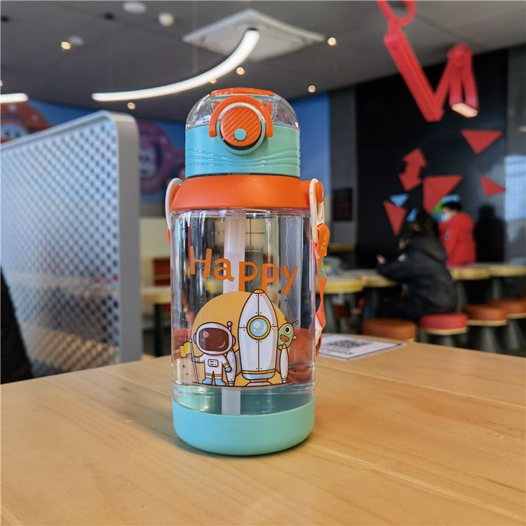 Botol Minum Anak Botol Minum Gagang Ada Tali 0909 Kapasitas 700ml BPA FREE