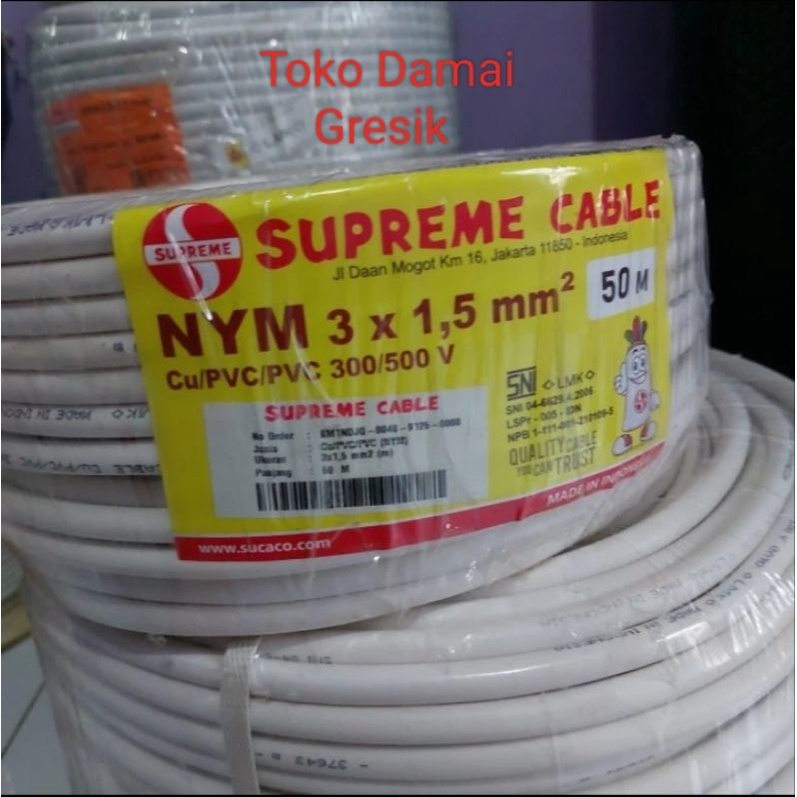 Kabel NYM 3x1,5 mm (50m) SNI