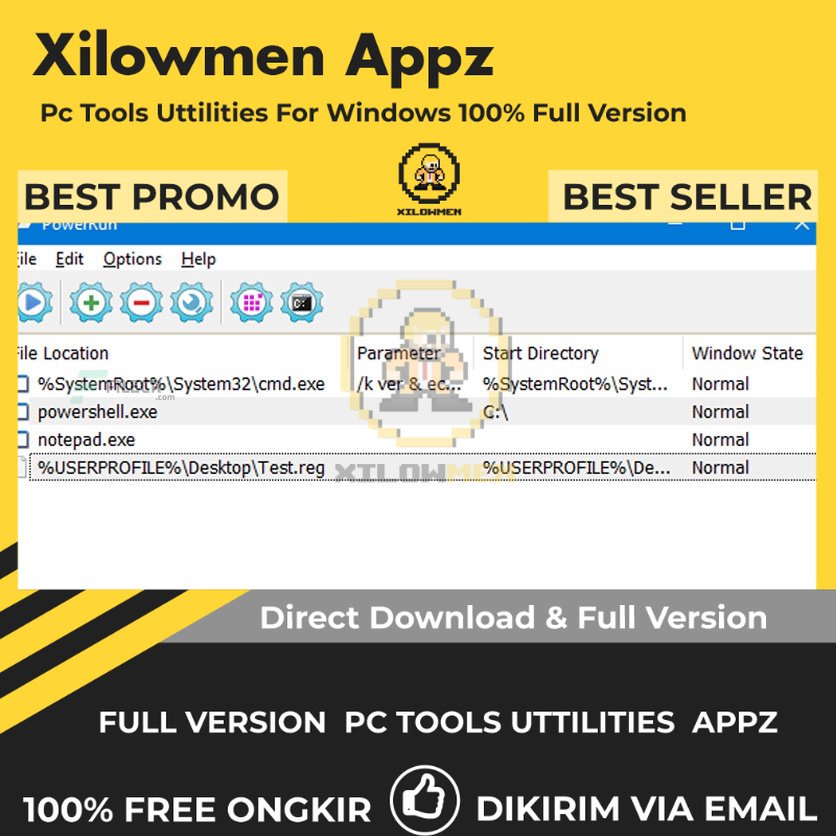 [Full Version] PowerRun Pro PC Tools Software Utilities Lifetime Win OS