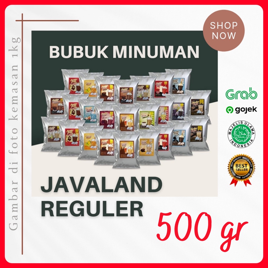 

[500 gr] Javaland Bubuk Minuman Rasa KOPI (HY)