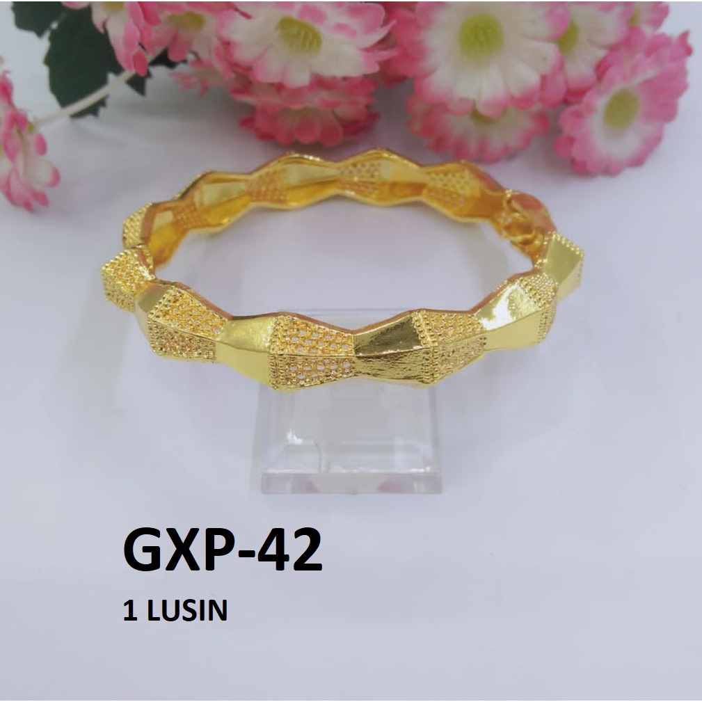 GELANG XP EMAS GOLD WAJIK TEKSTUR TERMURAH / DUNIA GELANG TERBARU