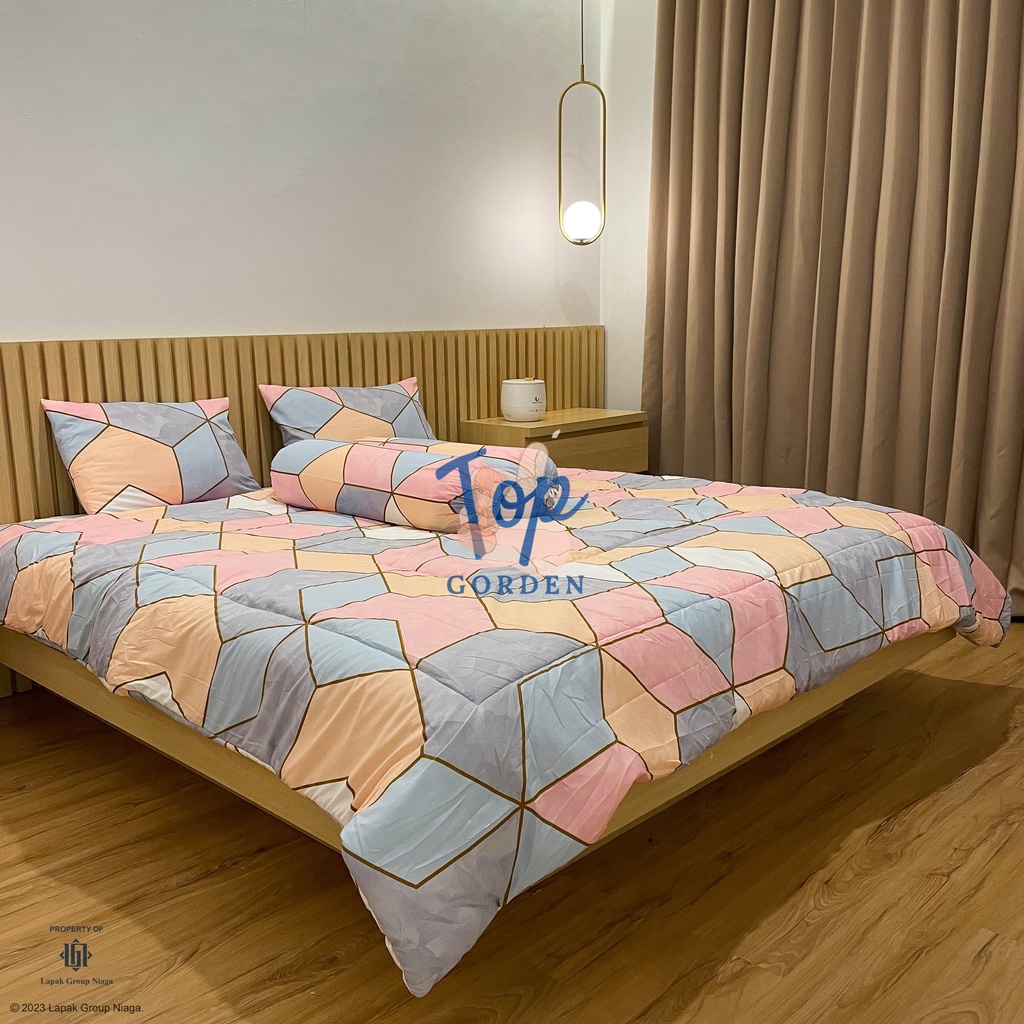 Piyugardening Bedcover Saja - Bahan Halus Dan Lembut Ukuran Besar Dan Kecil (Tanpa Tas)