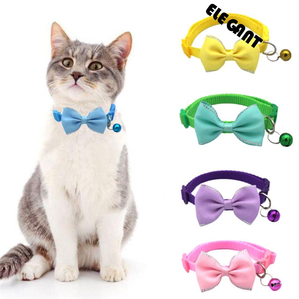 [Elegan] Kerah Hewan Peliharaan Ukuran Cocok Adjustable Pakaian Hewan Peliharaan Accessoreis Gesper Pengaman Untuk Anjing Kecil Kucing Hias Perlengkapan Hewan Peliharaan