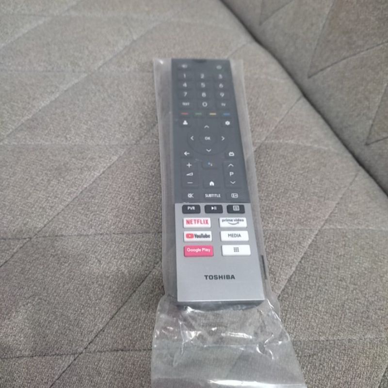 Remote TV TOSHIBA Original 100% Smart Android TV Terbaru Support Google Assistant - Remote TV TOSHIB