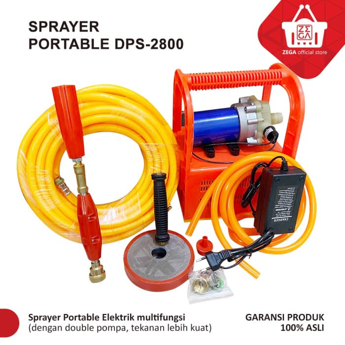Terlaris Sprinkler Portable Sprayer Elektrik Pompa Portable Dragon Force Dps2800 New Promo Terbaru