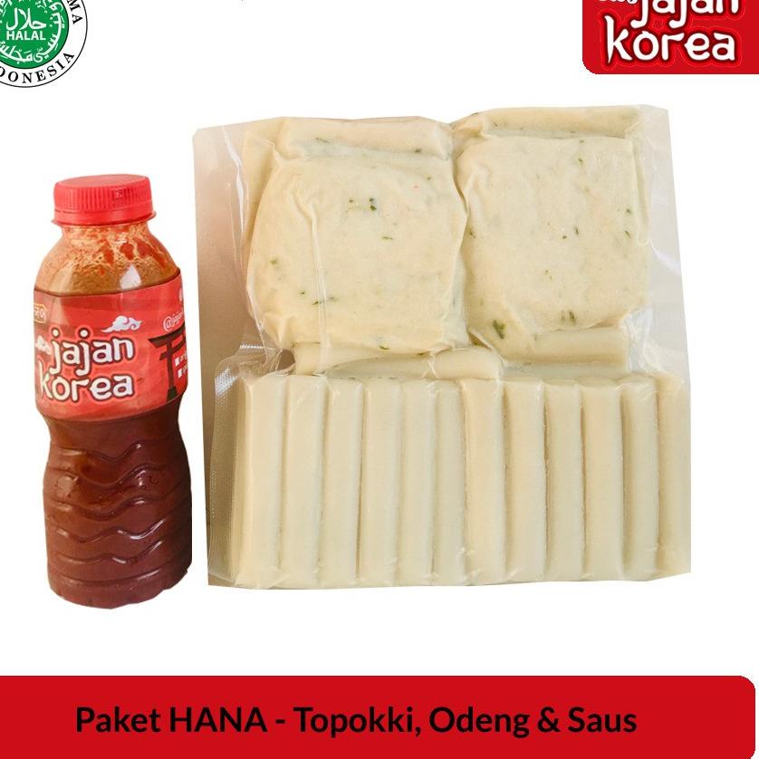 

♙ Paket Hana Topokki, Odeng & Saos ◙