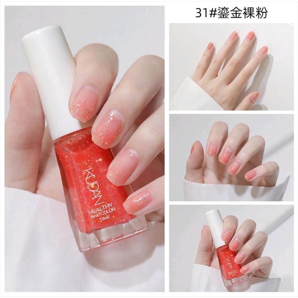 PART2 KUTEK KUDAN PEEL OFF HEALTHY NAIL POLISH 10ML KUTEK HALAL MUSLIMAH BISA DIKELUPAS