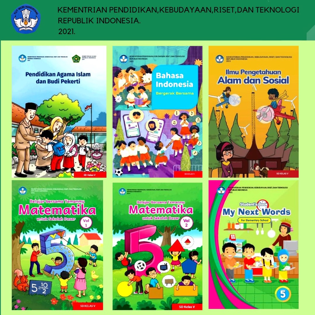 Buku Pelajaran Kelas 5 SD/MI Kurikulum Merdeka KEMENDIKBUD