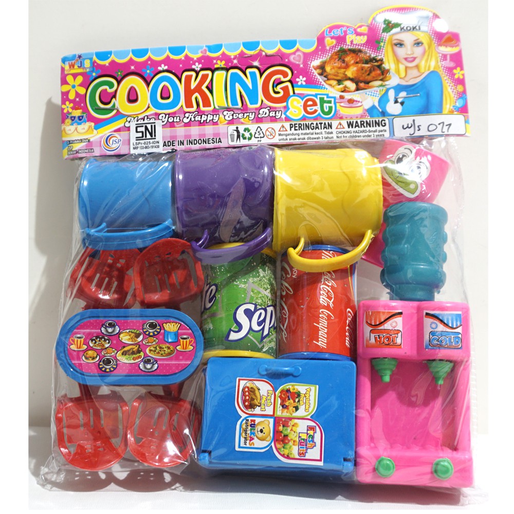 MAINAN MASAK MASAKAN COOKING SET KITCHEN SET WJS102