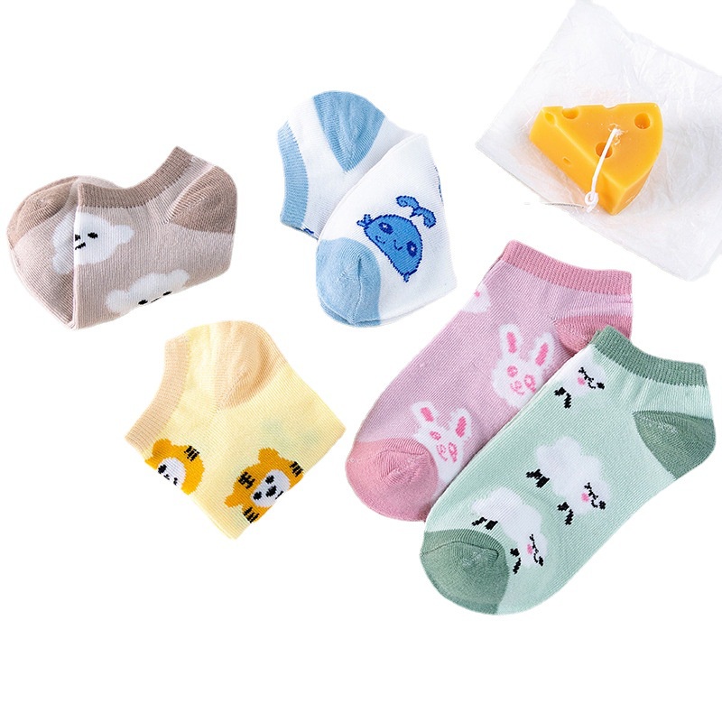 ⭐️𝐈𝐇𝐒 𝟖𝟕𝟓 𝐋𝐚𝐦𝐩𝐮𝐧𝐠⭐️Kaos Kaki Wanita Pria Motif Animal Import Kaos Kaki Pendek Ankle Socks Unisex Fashion Korea