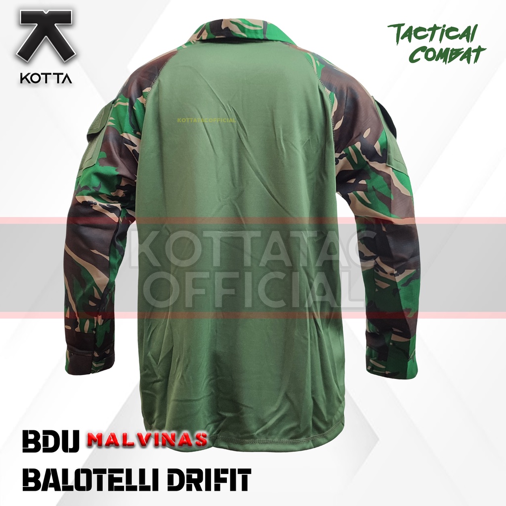 BAJU KAOS BDU TNI - KAOS BDU DRYFIT MALVINAS - KAOS TACTICAL TURTLENECK - KAOS TACTICAL MALVINAS - KAOS BDU BALOTELII LORENG