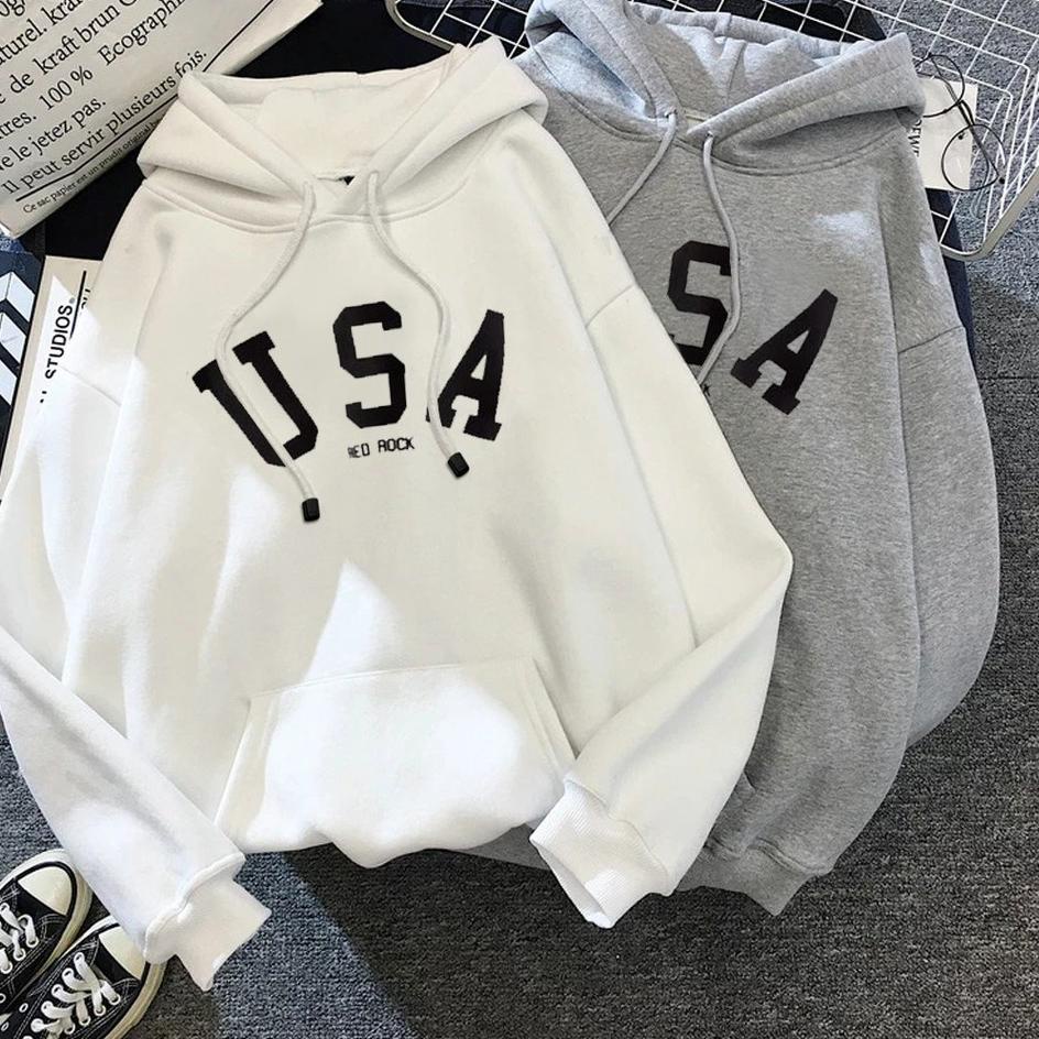 ➷ IvannaCollection Hoodie Couple Oversize Pasangan Jaket Couple Oversize Pasangan Sweater Couple Ove