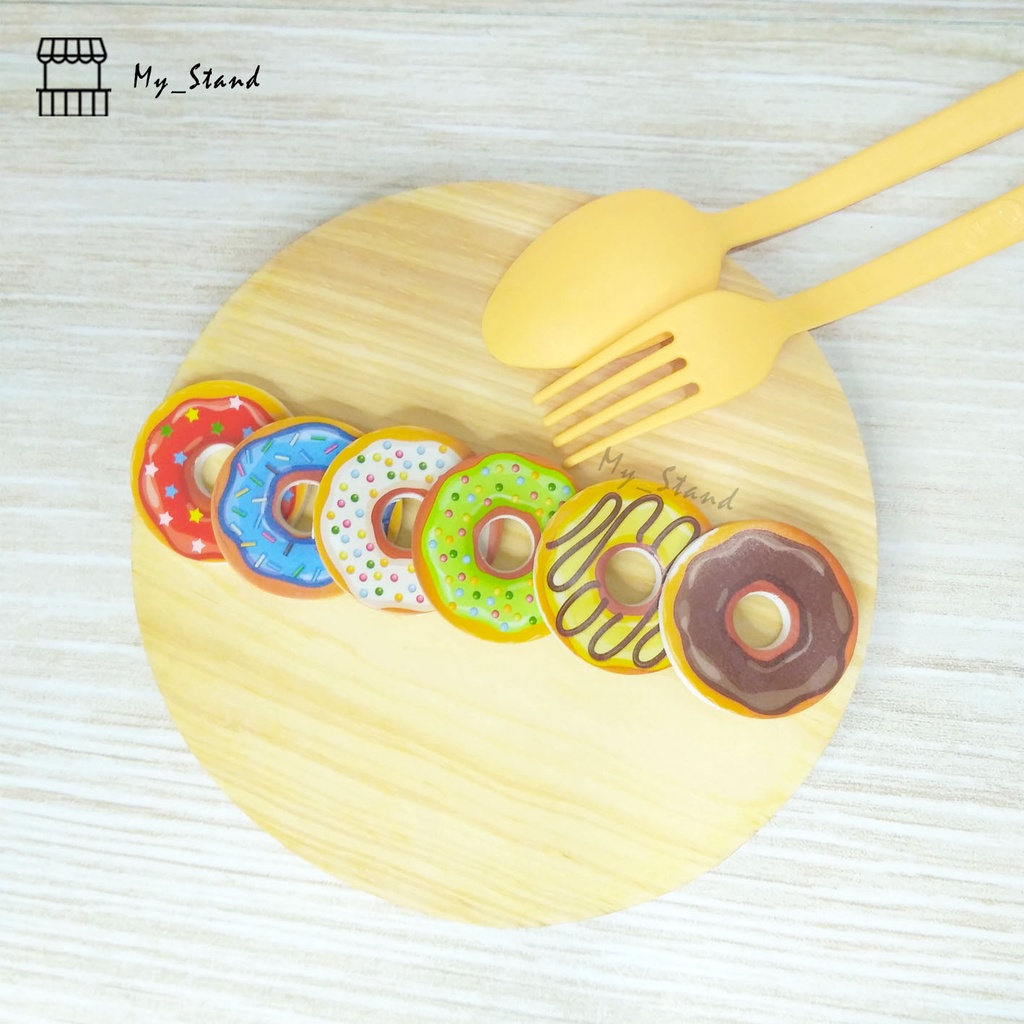 

Penghapus Donat 2D Eraser Dessert Setip Sweet Snack Stip Kue Karet Roti Hapusan Doughnut Pensil Karakter ATK alat tulis sekolah miniatur makanan