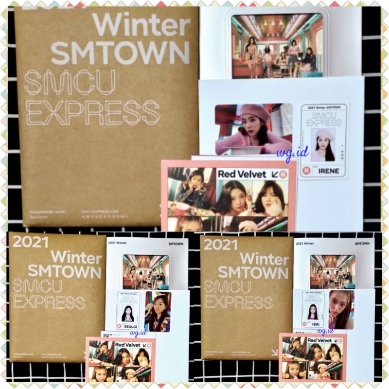 Album SMCU Express 2021 Winter Smtown Group Version Red Velvet Irene Seulgi Yeri Set