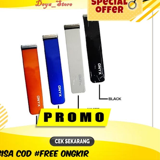 ♫ Alat Pencukur Rambut Bayi Elektrik Tanpa Kabel Alat Cukur Cukuran Rambut Pria Portable ONYX OX-216