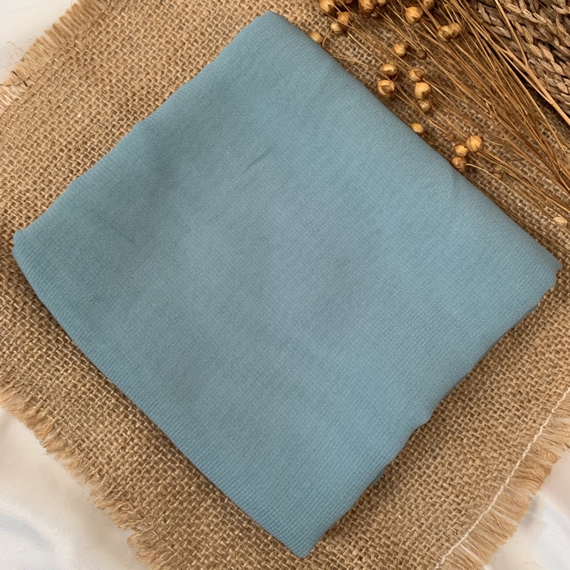 HIJAB BELLA SQUARE POLLYCOTTON SIZE 110X110/ KERUDUNG HIJAB BELLA SQUARE WARNA HIJAU WARDAH