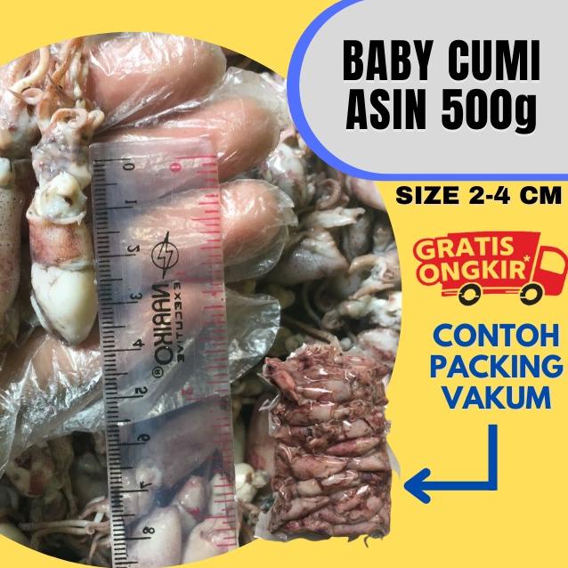 

➪ Baby Cumi Asin Fresh 500 Gram ❃
