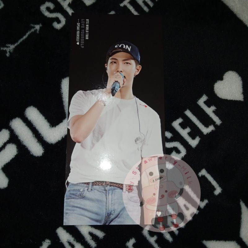 PC BTS RM BM DVD BTS World Tour Love Yourself Speak Yourself London SYS Bookmark Namu Kim Namjoon Of