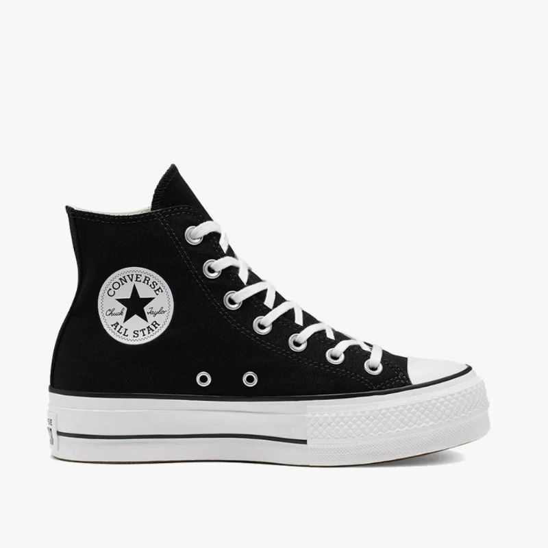CONVERSE CTAS LIFT HI PLATFROM BLACK WHITE