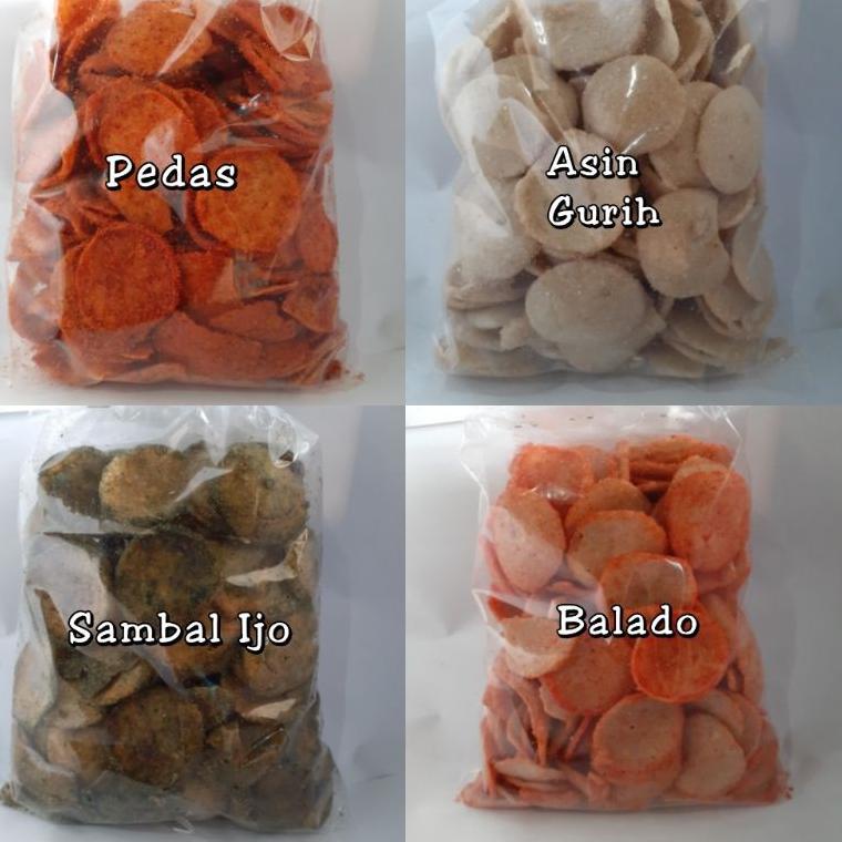 

N98 BASRENG Bakso Goreng Renyah Pedas Asin Mix 200gr TREND •