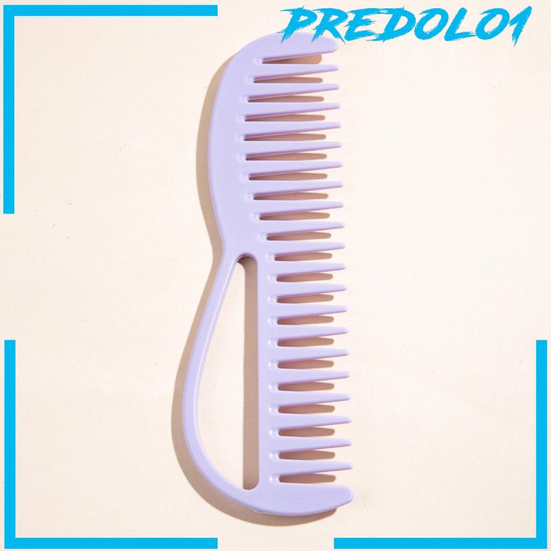 [Predolo1] Sisir Rambut Gigi Lebar Detangler Comb Portable Untuk Salon Rumah Wanita Perempuan