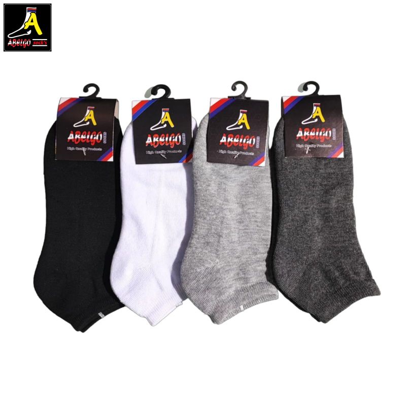 KAOS KAKI SPORT TEBAL POLOS PENDEK DIATAS MATA KAKI/KAOS KAKI OLAHRAGA TEBAL POLOS