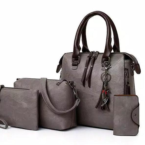 ✨STAR✨ 201003 Tas Kerja Wanita Import Handbag Cewek Impor 4 in 1 JTF819624 GT1662 LT1496 BQ2445 CR71