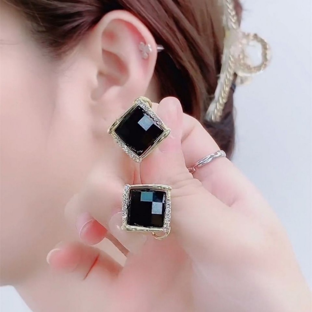 Deartiara Anting Kristal Imitasi Gaya Jepang-Korea, Desain Kecil, Rasa Tinggi Fashion, Anting Fashion Serbaguna