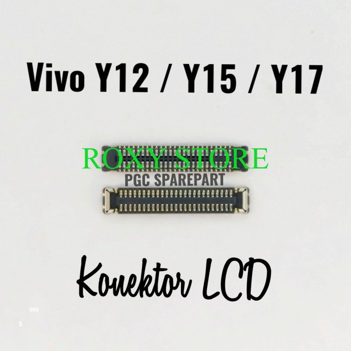 Original Connector Konektor LCD Vivo Y12 / Y17 / Y15 - 50 Pin Original