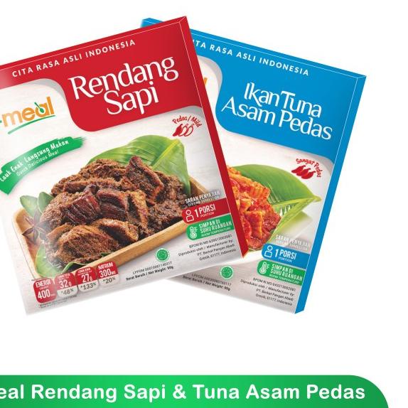 

✽ I-Meal Rendang Sapi dan Tuna Asam Pedas ❄