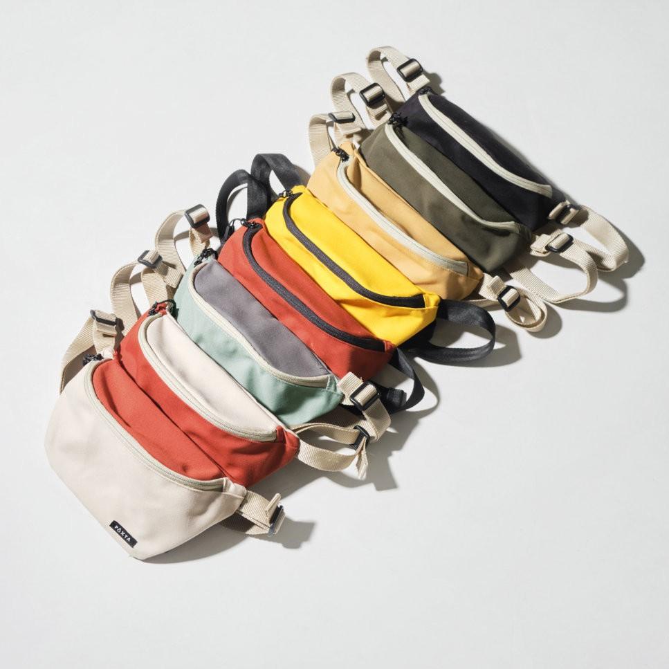 BOOMING Esgotado Tas Pinggang Waist Bag Kanvas Pria Wanita - Paxta Waist Bag 01