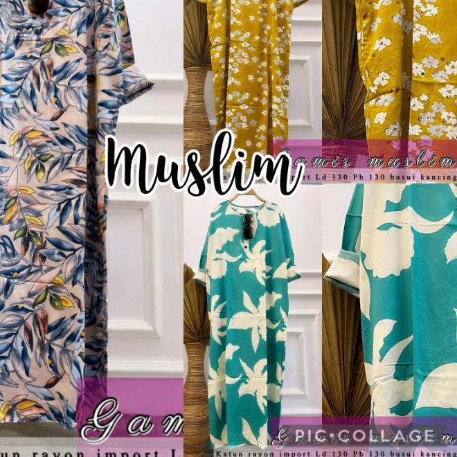 ➱ Daster Muslim lengan panjang Habel, J & L Panjang Semata Kaki ✰