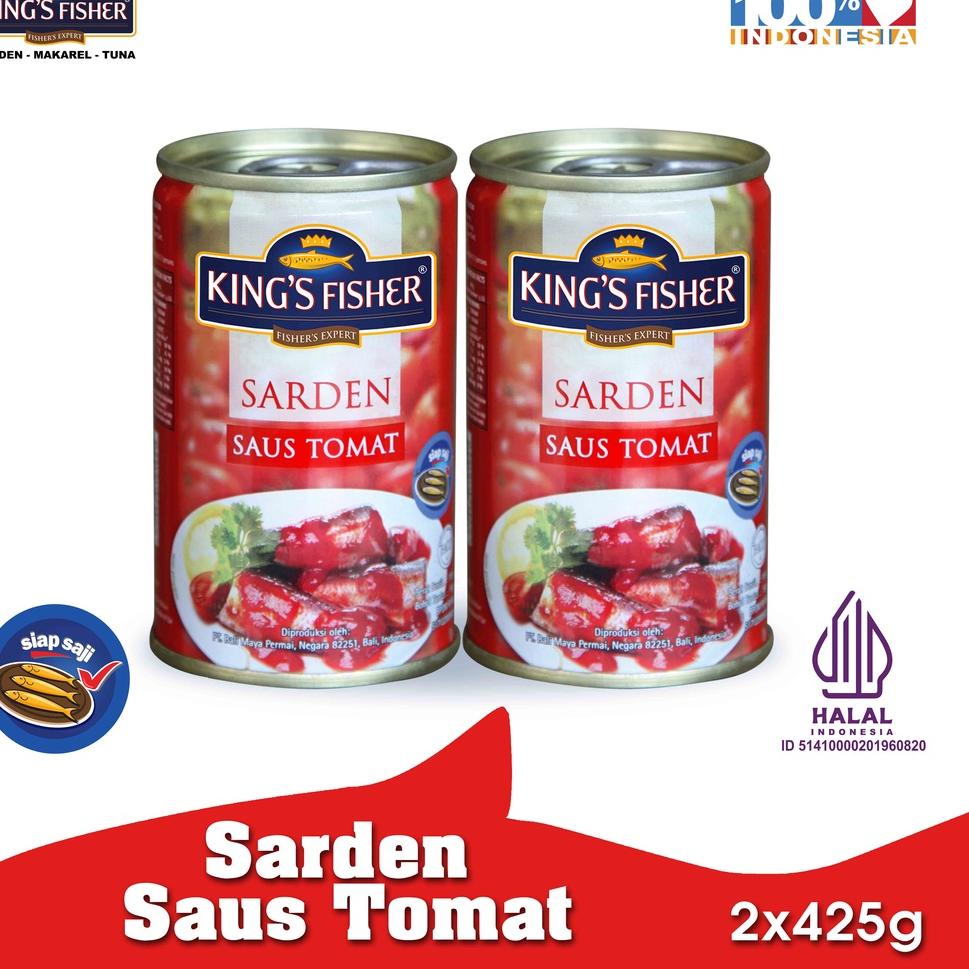 

← King's Fisher Paket 2 pcs Sarden saus tomat Makanan Kaleng 425 gr ➻