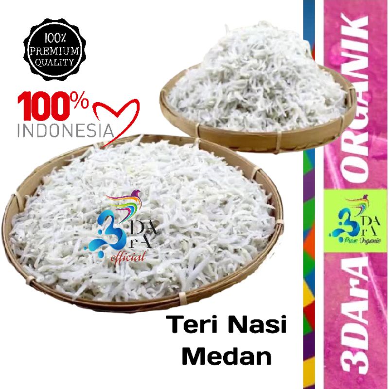 

Seafood Teri Medan 500gr Ikan Teri Nasi Medan Teri putih
