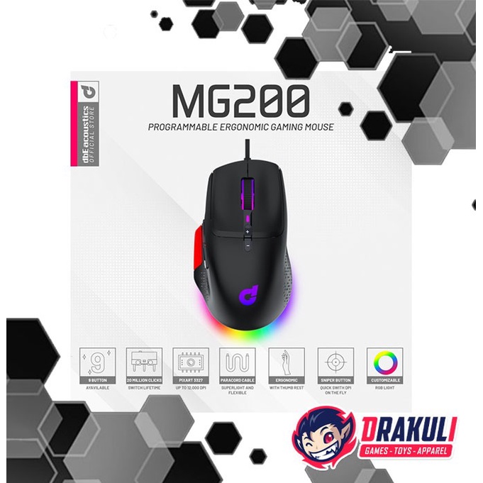 dbE MG200 Ergonomic Gaming Mouse