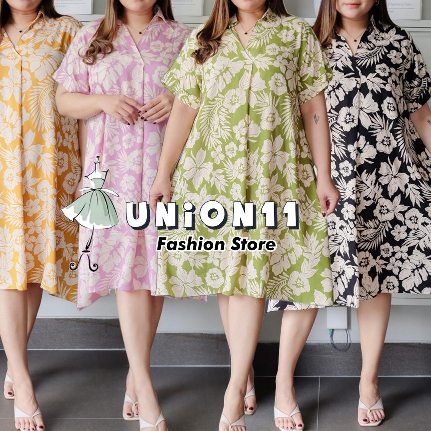 UNION11 - DRESS JUMBO WANITA LD 126 / BAJU JUMBO WANITA / BAJU KERJA WANITA BIGSIZE / DRESS JUMBO WA