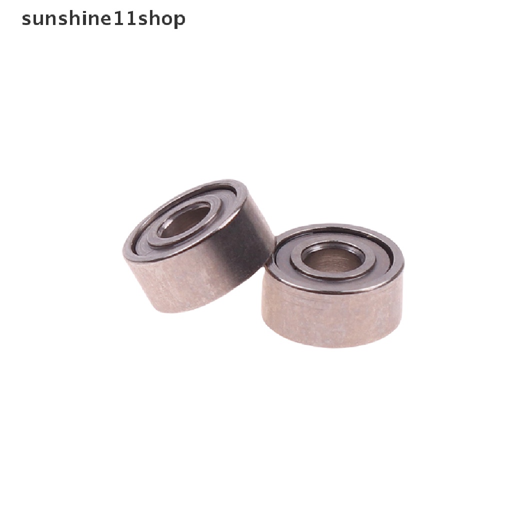 Sho 10pcs 682ZZ 2 * 5 * 2.3mm Bearing Terlindung Alur Dalam ball Bearing Miniatur N