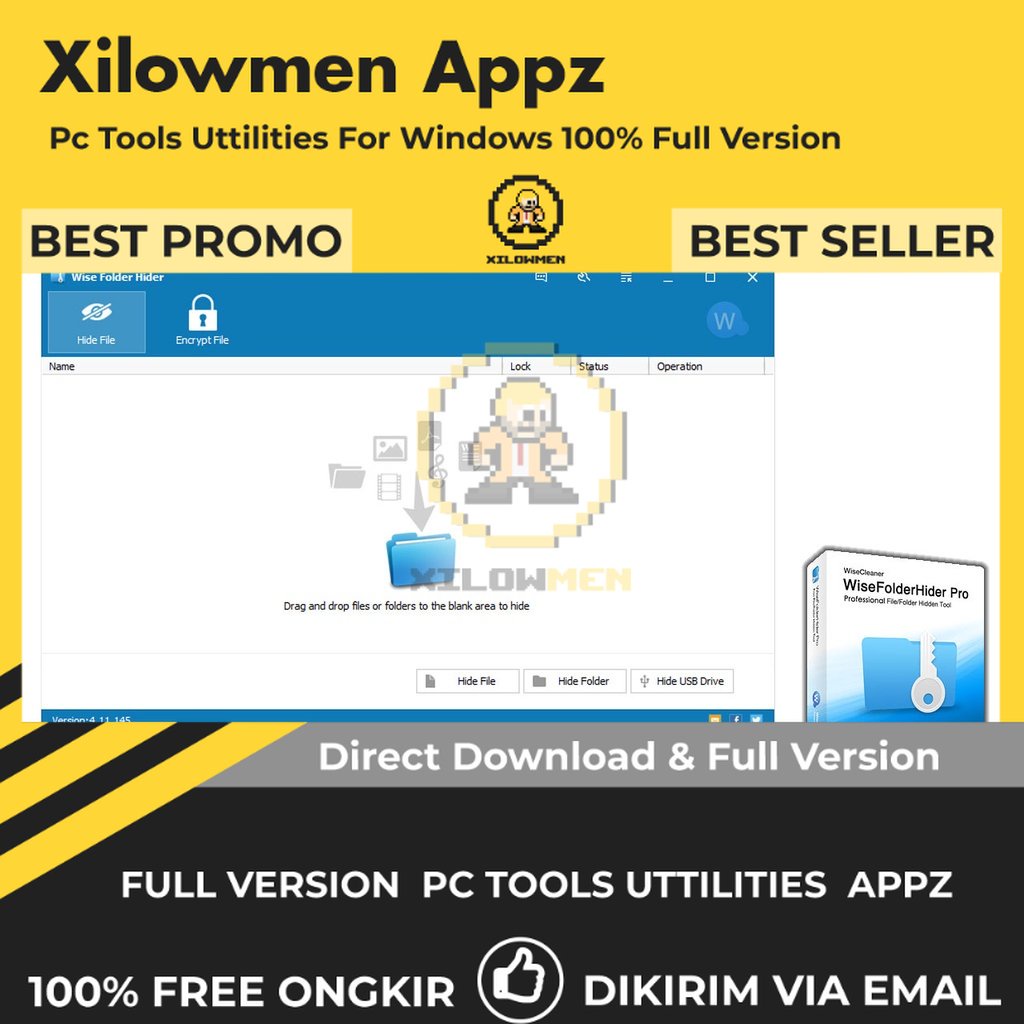 [Full Version] Wise Folder Hider Pro PC Tools Software Utilities Lifetime Win OS