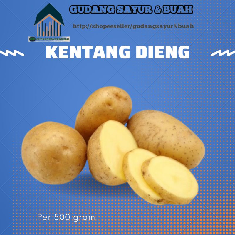 

Kentang Dieng / Kentang Gede 500 gr