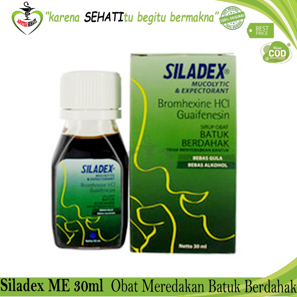 Siladex Hijau Obat Batuk Berdahak Mucolytic Ekspektoran