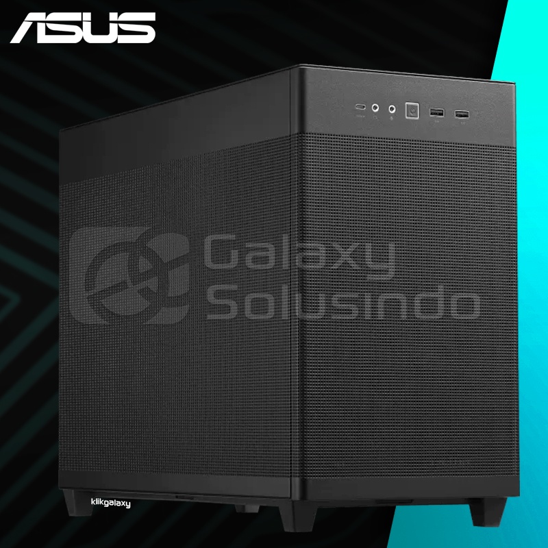 ASUS Prime AP201 with Tool-Free Side Panels M-ATX Case - Black