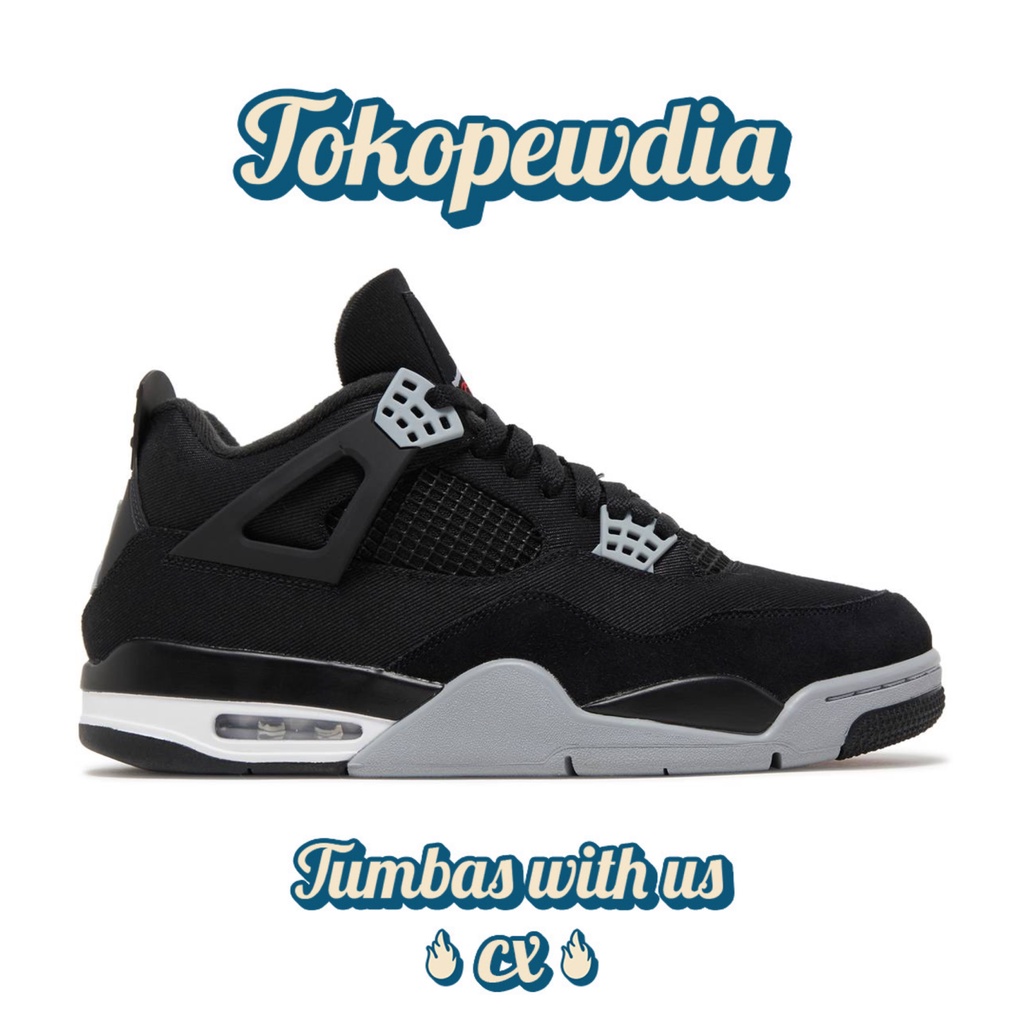 Nike Air Jordan 4 Retro SE Black Canvas