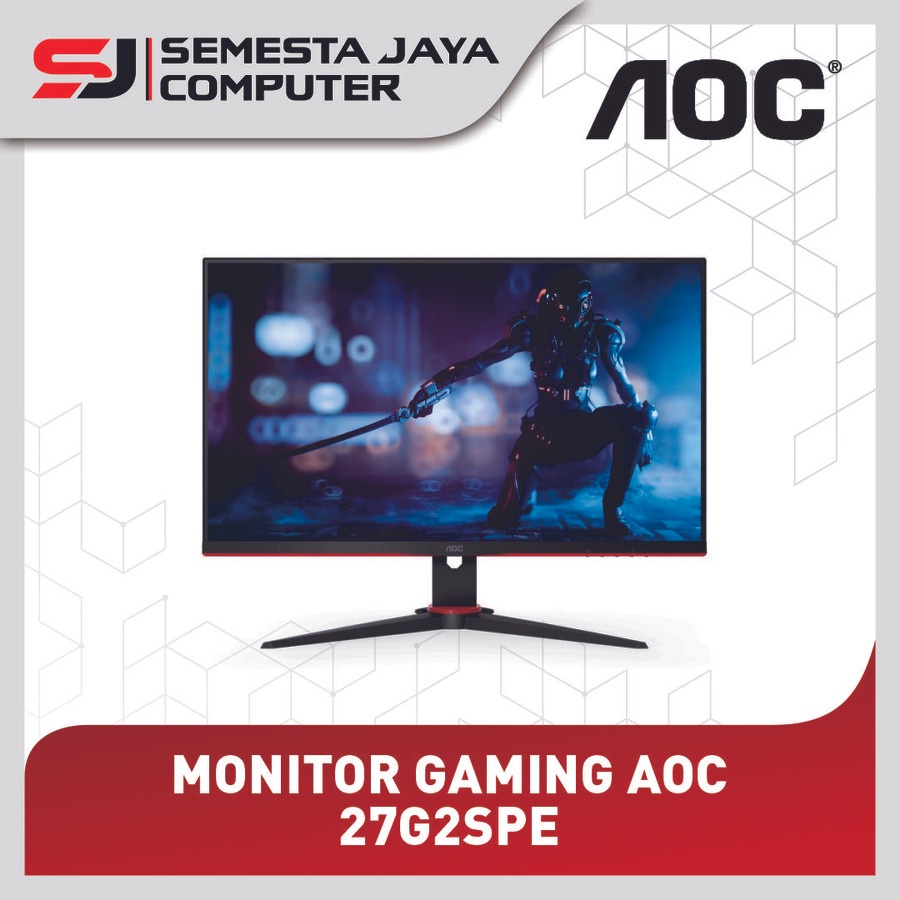 Monitor AOC 27G2SPE 27&quot; IPS 1080p 165Hz 1ms VGA HDMI DP VESA