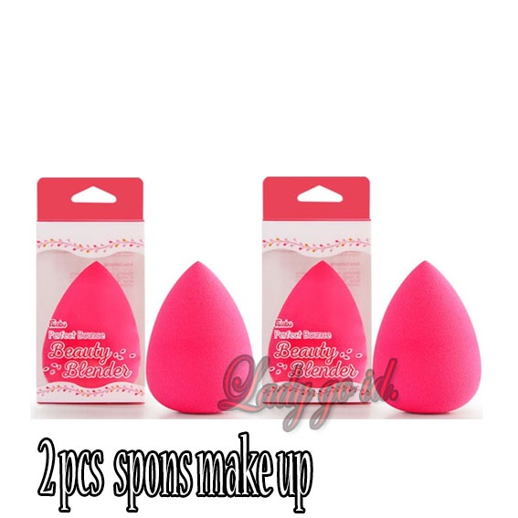 Lady-2pcs spons make up