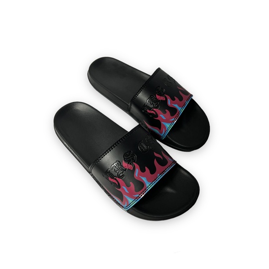 SANDAL SLIDES PRIA MOTIF FLAME SEERIES LRSCOLLETION